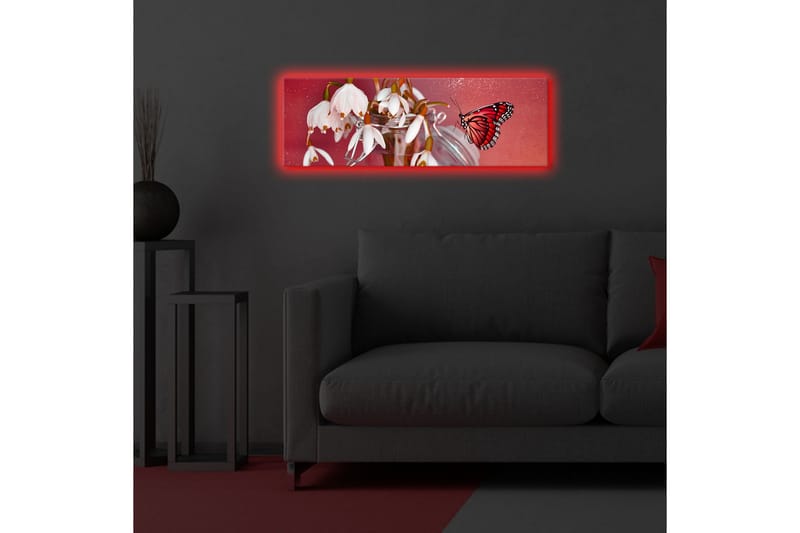 Canvasbilde Dekorativ LED-belysning - Flerfarget - Interiør - Maleri & posters - Lerretsbilder