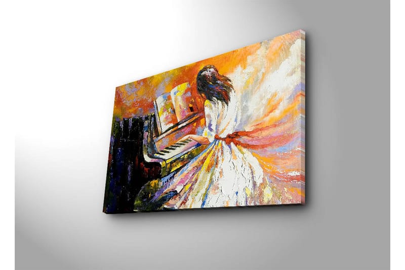 Canvasbilde Dekorativ LED-belysning - Flerfarget - Interiør - Maleri & posters - Lerretsbilder