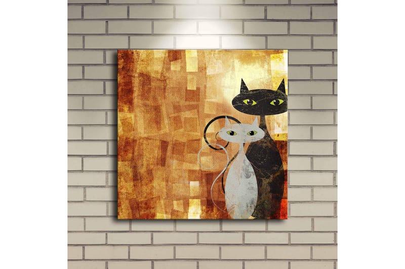 Canvasbilde Dekorativ LED-belysning - Flerfarget - Interiør - Maleri & posters - Lerretsbilder