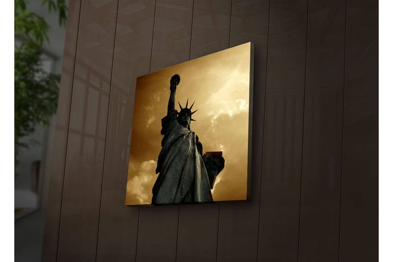 Canvasbilde Dekorativ LED-belysning - Flerfarget - Interiør - Maleri & posters - Lerretsbilder