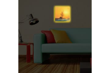 Canvasbilde Dekorativ LED-belysning - Flerfarget - Interiør - Maleri & posters - Lerretsbilder