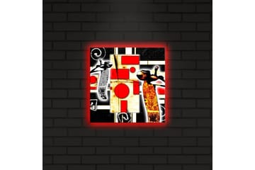 Canvasbilde Dekorativ LED-belysning - Flerfarget - Interiør - Maleri & posters - Lerretsbilder