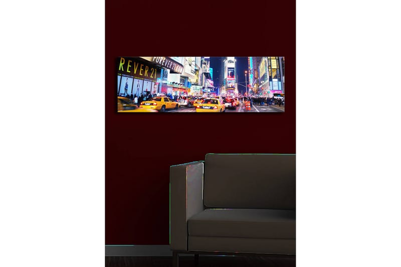 Canvasbilde Dekorativ LED-belysning - Flerfarget - Interiør - Maleri & posters - Lerretsbilder