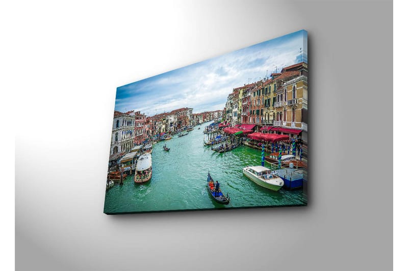 Canvasbilde Dekorativ LED-belysning - Flerfarget - Interiør - Maleri & posters - Lerretsbilder