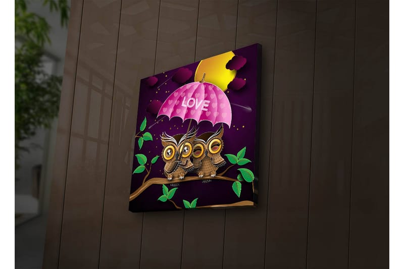 Canvasbilde Dekorativ LED-belysning - Flerfarget - Interiør - Maleri & posters - Lerretsbilder