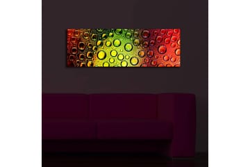 Canvasbilde Dekorativ LED-belysning - Flerfarget - Interiør - Maleri & posters - Lerretsbilder