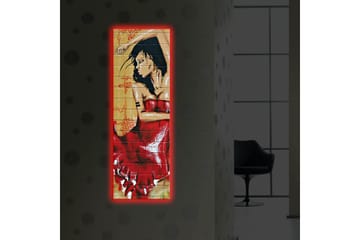 Canvasbilde Dekorativ LED-belysning - Flerfarget - Interiør - Maleri & posters - Lerretsbilder