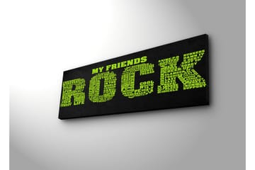 Canvasbilde Dekorativ LED-belysning - Flerfarget - Interiør - Maleri & posters - Lerretsbilder