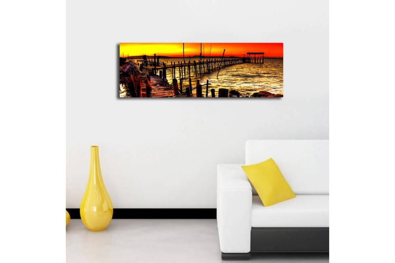 Canvasbilde Dekorativ LED-belysning - Flerfarget - Interiør - Maleri & posters - Lerretsbilder