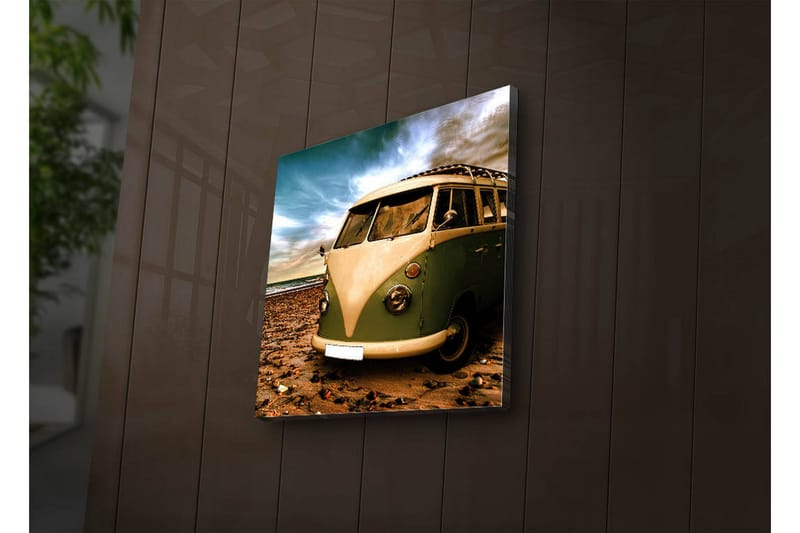 Canvasbilde Dekorativ LED-belysning - Flerfarget - Interiør - Maleri & posters - Lerretsbilder