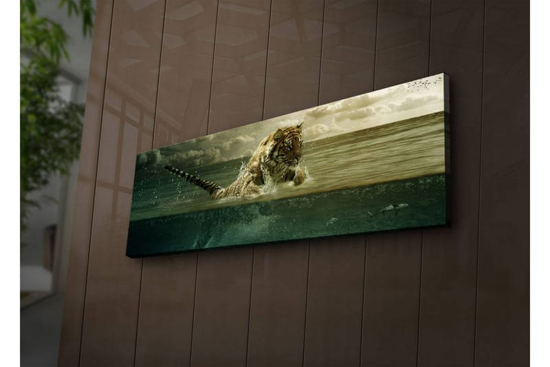 Canvasbilde Dekorativ LED-belysning - Flerfarget - Interiør - Maleri & posters - Lerretsbilder