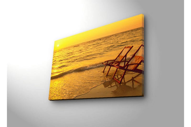Canvasbilde Dekorativ LED-belysning - Flerfarget - Interiør - Maleri & posters - Lerretsbilder