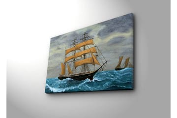 Canvasbilde Dekorativ LED-belysning - Flerfarget - Interiør - Maleri & posters - Lerretsbilder