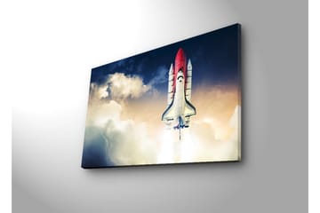 Canvasbilde Dekorativ LED-belysning - Flerfarget - Interiør - Maleri & posters - Lerretsbilder