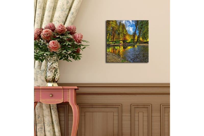 Canvasbilde Dekorativ LED-belysning - Flerfarget - Interiør - Maleri & posters - Lerretsbilder