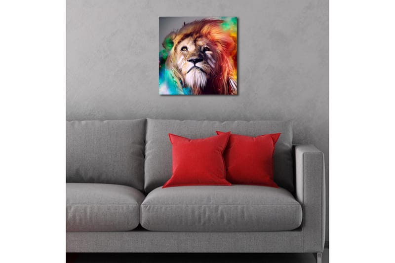 Canvasbilde Dekorativ LED-belysning - Flerfarget - Interiør - Maleri & posters - Lerretsbilder