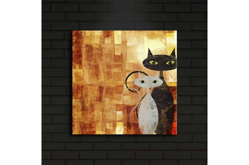 Canvasbilde Dekorativ LED-belysning - Flerfarget - Interiør - Maleri & posters - Lerretsbilder