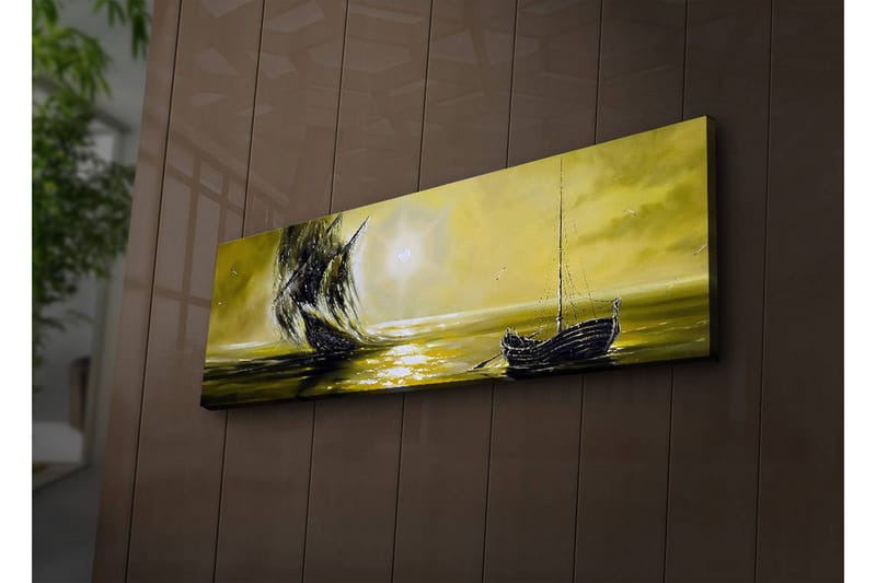 Canvasbilde Dekorativ LED-belysning - Flerfarget - Interiør - Maleri & posters - Lerretsbilder