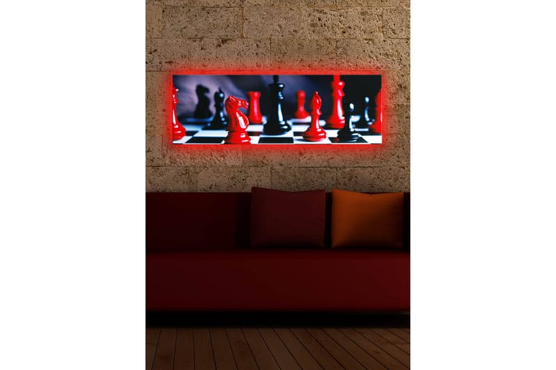 Canvasbilde Dekorativ LED-belysning - Flerfarget - Interiør - Maleri & posters - Lerretsbilder