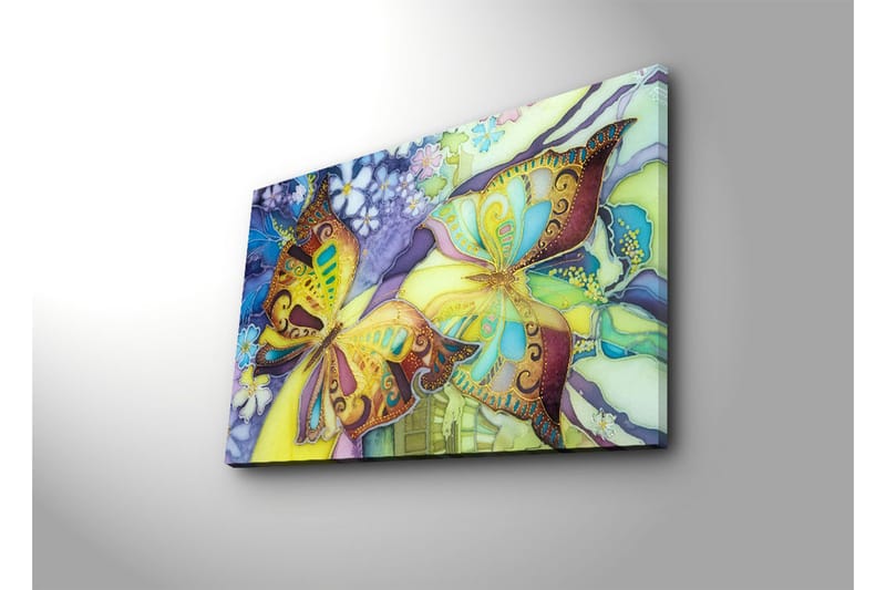 Canvasbilde Dekorativ LED-belysning - Flerfarget - Interiør - Maleri & posters - Lerretsbilder