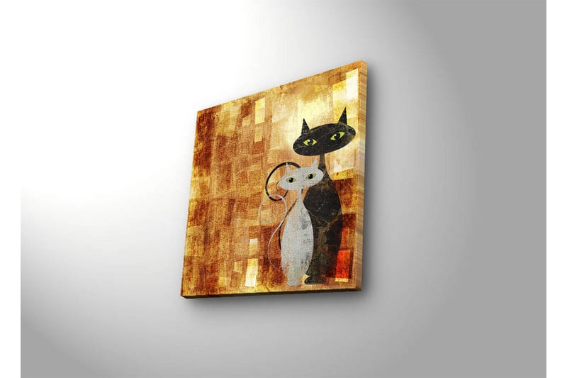 Canvasbilde Dekorativ LED-belysning - Flerfarget - Interiør - Maleri & posters - Lerretsbilder