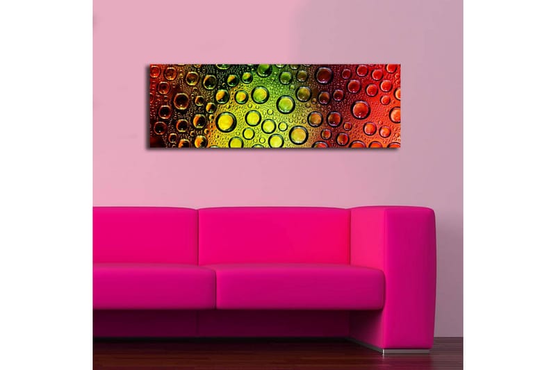 Canvasbilde Dekorativ LED-belysning - Flerfarget - Interiør - Maleri & posters - Lerretsbilder