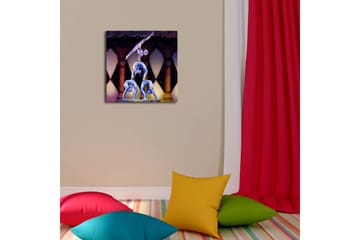 Canvasbilde Dekorativ LED-belysning - Flerfarget - Interiør - Maleri & posters - Lerretsbilder