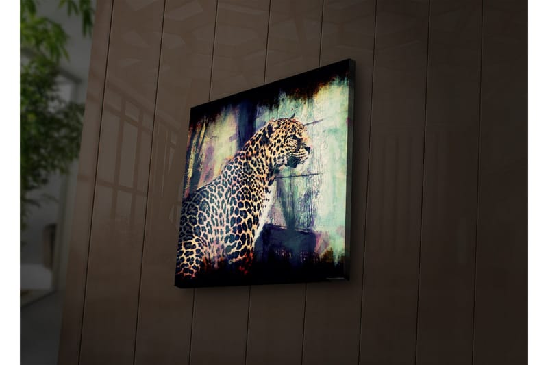 Canvasbilde Dekorativ LED-belysning - Flerfarget - Interiør - Maleri & posters - Lerretsbilder
