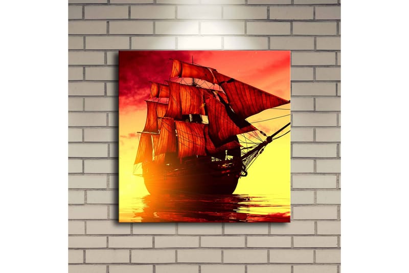 Canvasbilde Dekorativ LED-belysning - Flerfarget - Interiør - Maleri & posters - Lerretsbilder
