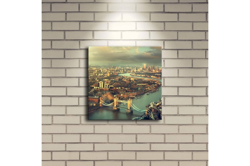 Canvasbilde Dekorativ LED-belysning - Flerfarget - Interiør - Maleri & posters - Lerretsbilder
