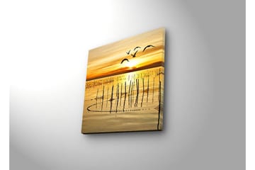 Canvasbilde Dekorativ LED-belysning - Flerfarget - Interiør - Maleri & posters - Lerretsbilder