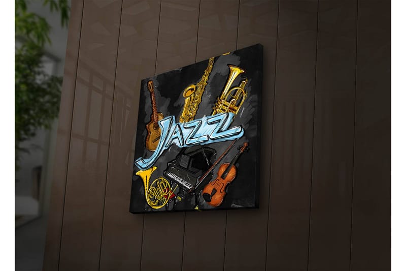 Canvasbilde Dekorativ LED-belysning - Flerfarget - Interiør - Maleri & posters - Lerretsbilder