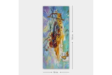 Canvasbilde DKY Abstract & Fractals Flerfarget - 50x120 cm - Interiør - Maleri & posters - Lerretsbilder