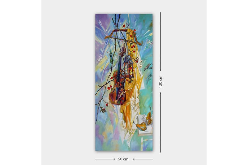 Canvasbilde DKY Abstract & Fractals Flerfarget - 50x120 cm - Interiør - Maleri & posters - Lerretsbilder