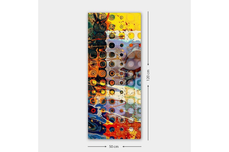 Canvasbilde DKY Abstract & Fractals Flerfarget - 50x120 cm - Interiør - Maleri & posters - Lerretsbilder