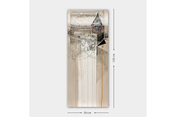 Canvasbilde DKY Abstract & Fractals Flerfarget - 50x120 cm - Interiør - Maleri & posters - Lerretsbilder