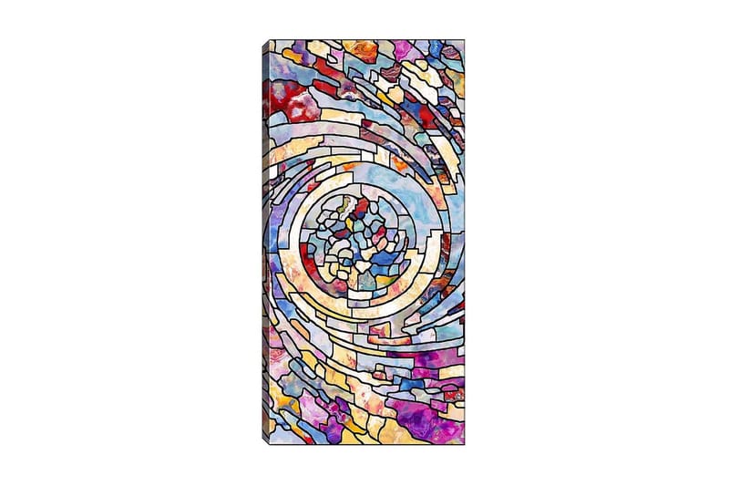 Canvasbilde DKY Abstract & Fractals Flerfarget - 50x120 cm - Interiør - Maleri & posters - Lerretsbilder