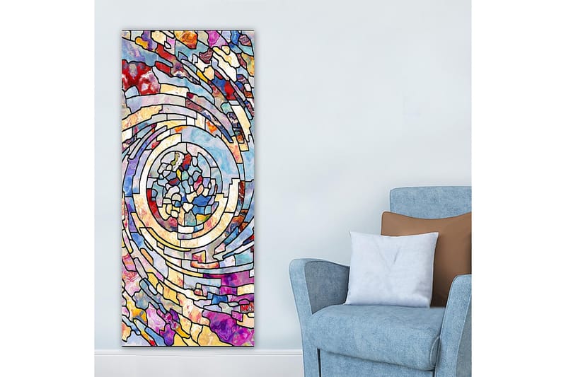 Canvasbilde DKY Abstract & Fractals Flerfarget - 50x120 cm - Interiør - Maleri & posters - Lerretsbilder