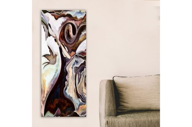 Canvasbilde DKY Abstract & Fractals Flerfarget - 50x120 cm - Interiør - Maleri & posters - Lerretsbilder