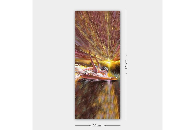 Canvasbilde DKY Abstract & Fractals Flerfarget - 50x120 cm - Interiør - Maleri & posters - Lerretsbilder