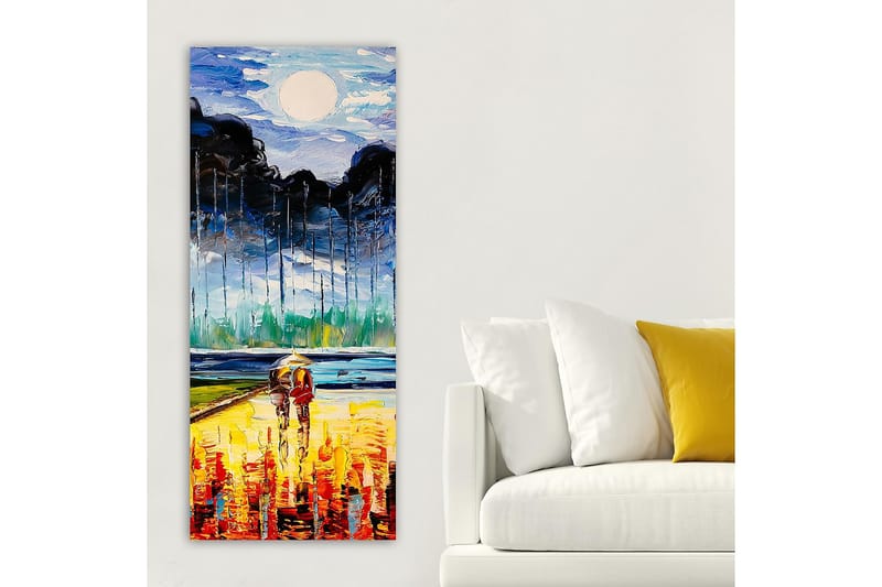 Canvasbilde DKY Abstract & Fractals Flerfarget - 50x120 cm - Interiør - Maleri & posters - Lerretsbilder