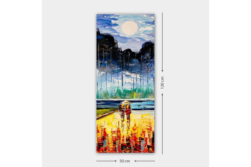 Canvasbilde DKY Abstract & Fractals Flerfarget - 50x120 cm - Interiør - Maleri & posters - Lerretsbilder