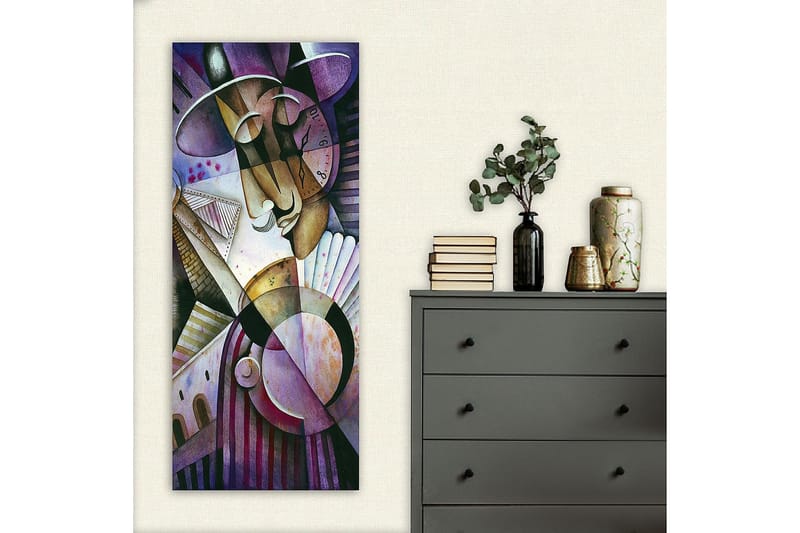 Canvasbilde DKY Abstract & Fractals Flerfarget - 50x120 cm - Interiør - Maleri & posters - Lerretsbilder