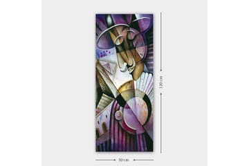 Canvasbilde DKY Abstract & Fractals Flerfarget - 50x120 cm - Interiør - Maleri & posters - Lerretsbilder