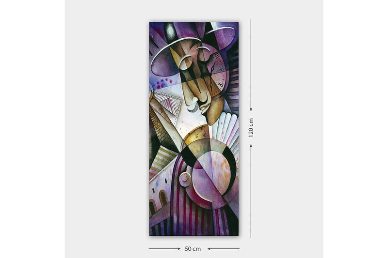 Canvasbilde DKY Abstract & Fractals Flerfarget - 50x120 cm - Interiør - Maleri & posters - Lerretsbilder