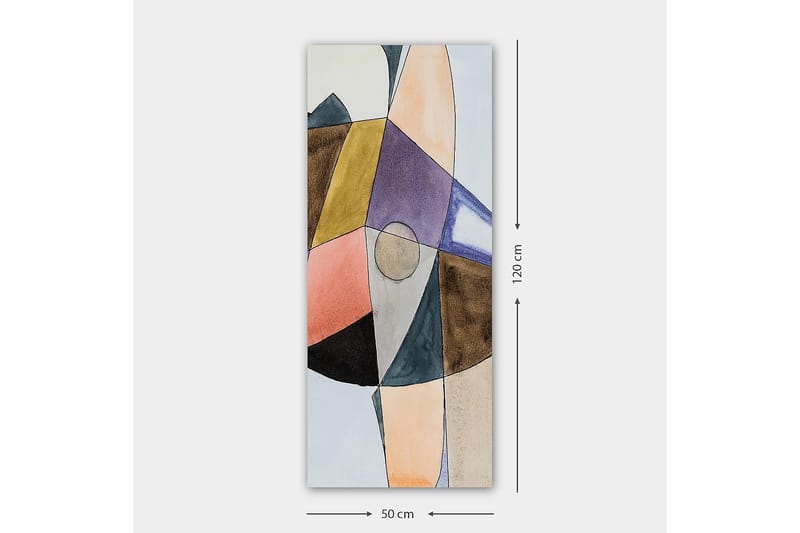 Canvasbilde DKY Abstract & Fractals Flerfarget - 50x120 cm - Interiør - Maleri & posters - Lerretsbilder