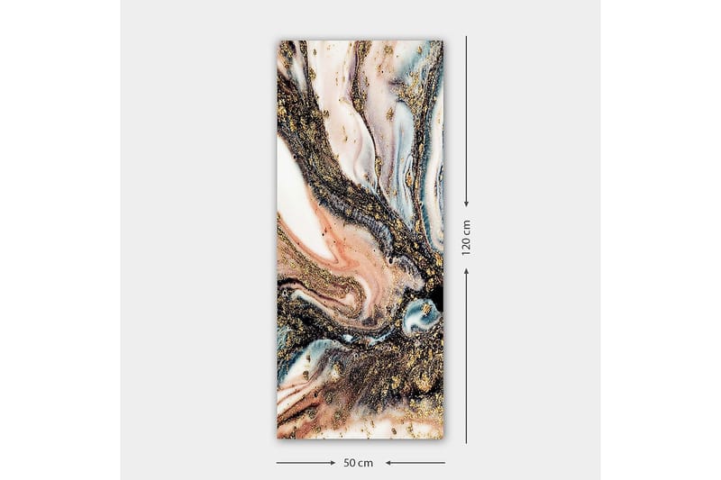 Canvasbilde DKY Abstract & Fractals Flerfarget - 50x120 cm - Interiør - Maleri & posters - Lerretsbilder