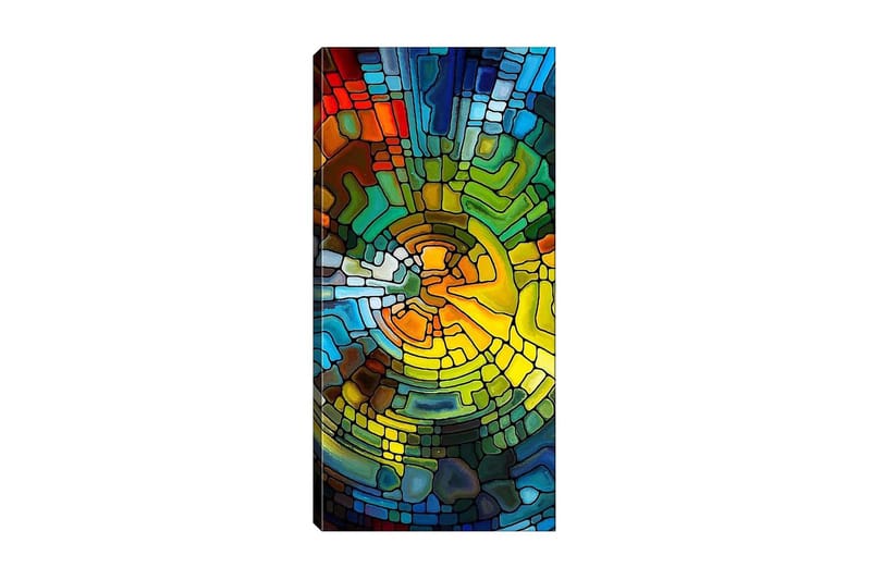 Canvasbilde DKY Abstract & Fractals Flerfarget - 50x120 cm - Interiør - Maleri & posters - Lerretsbilder