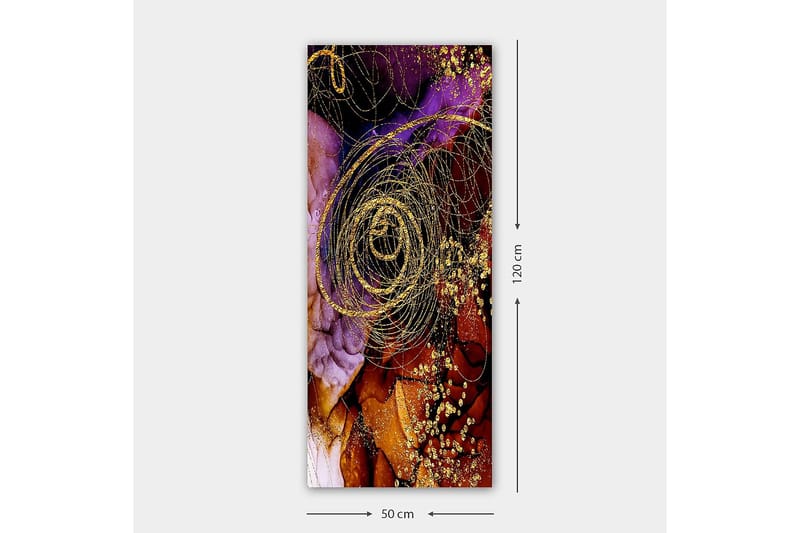 Canvasbilde DKY Abstract & Fractals Flerfarget - 50x120 cm - Interiør - Maleri & posters - Lerretsbilder