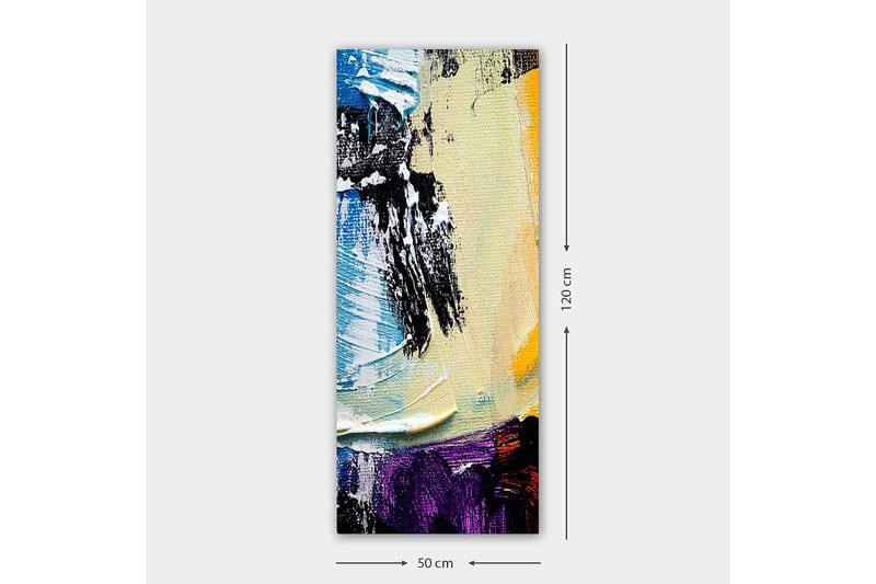 Canvasbilde DKY Abstract & Fractals Flerfarget - 50x120 cm - Interiør - Maleri & posters - Lerretsbilder